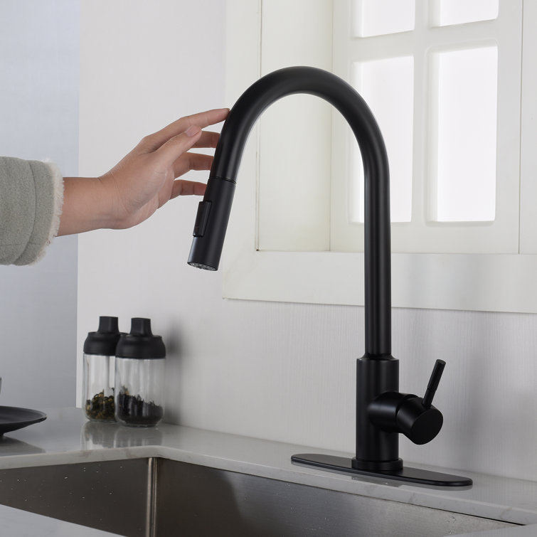 organnice Modern Commercial Touch Sensor Kitchen Faucet With Pullout
